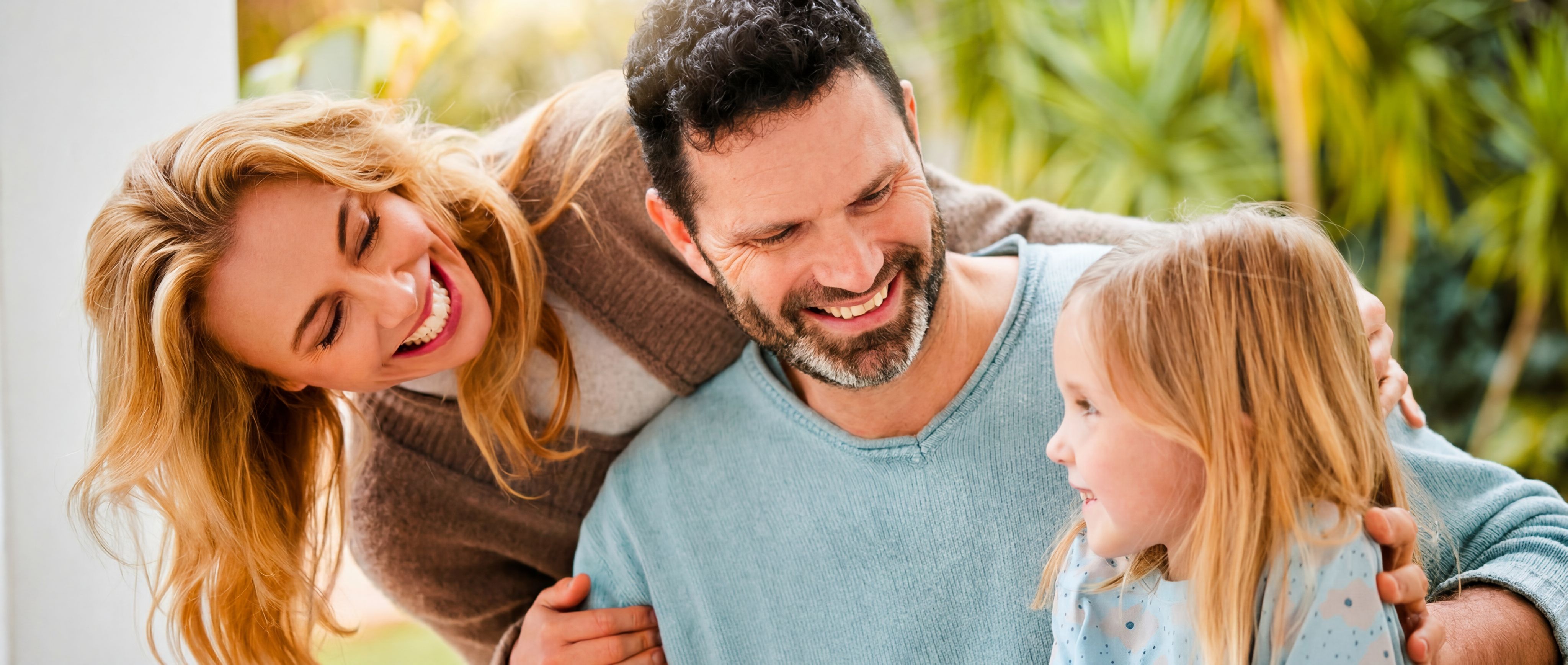 Happy family enjoying life together